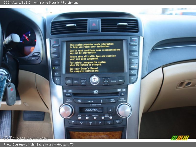 Anthracite Metallic / Parchment 2004 Acura TL 3.2