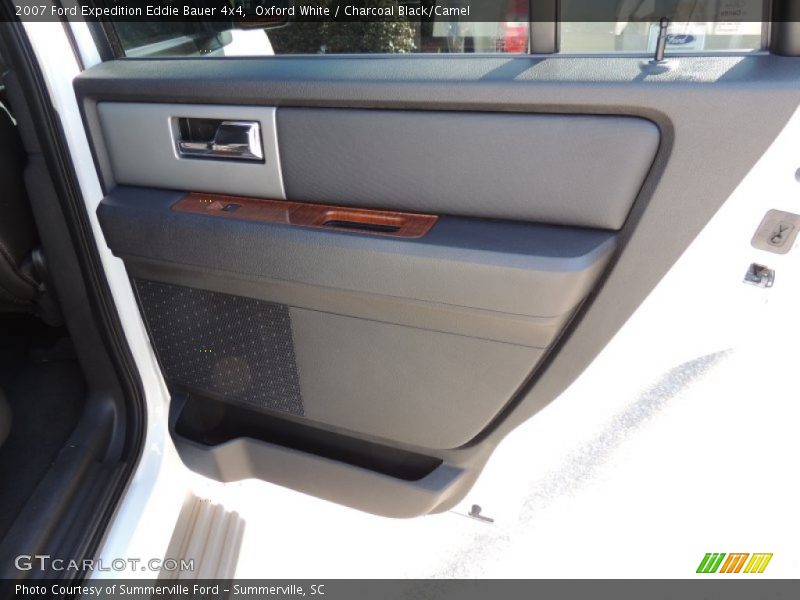 Oxford White / Charcoal Black/Camel 2007 Ford Expedition Eddie Bauer 4x4
