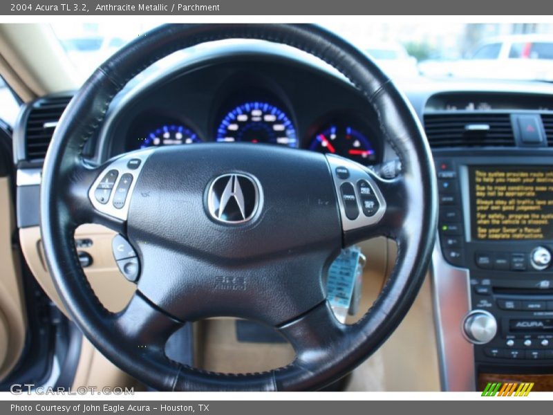 Anthracite Metallic / Parchment 2004 Acura TL 3.2