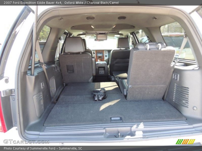 Oxford White / Charcoal Black/Camel 2007 Ford Expedition Eddie Bauer 4x4