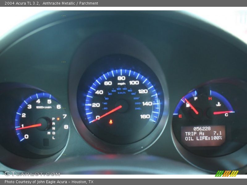 Anthracite Metallic / Parchment 2004 Acura TL 3.2