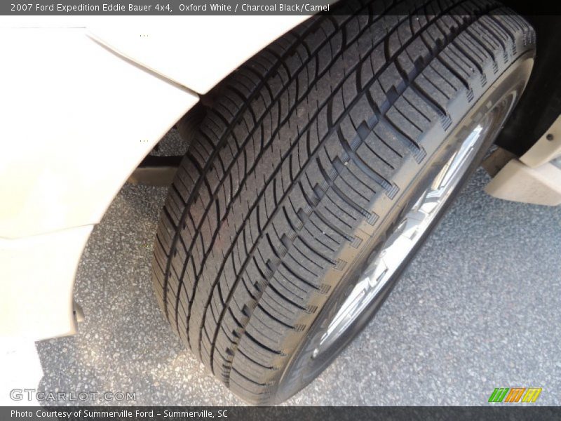 Oxford White / Charcoal Black/Camel 2007 Ford Expedition Eddie Bauer 4x4