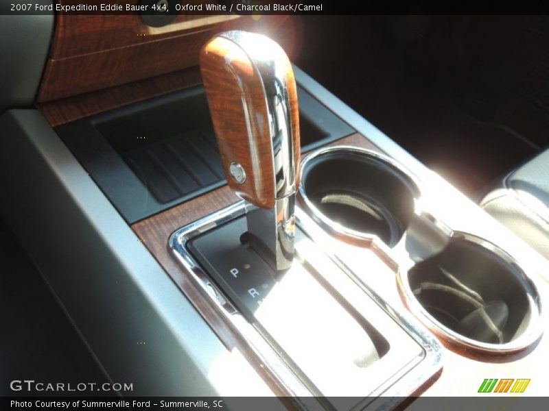 Oxford White / Charcoal Black/Camel 2007 Ford Expedition Eddie Bauer 4x4