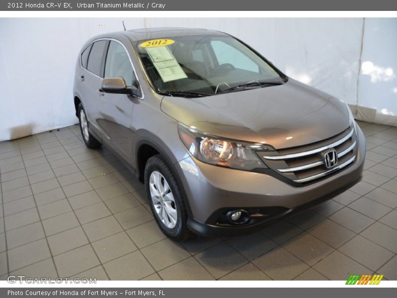 Urban Titanium Metallic / Gray 2012 Honda CR-V EX
