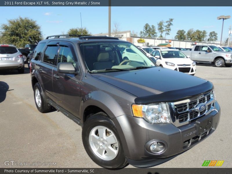 Sterling Grey Metallic / Stone 2011 Ford Escape XLT V6