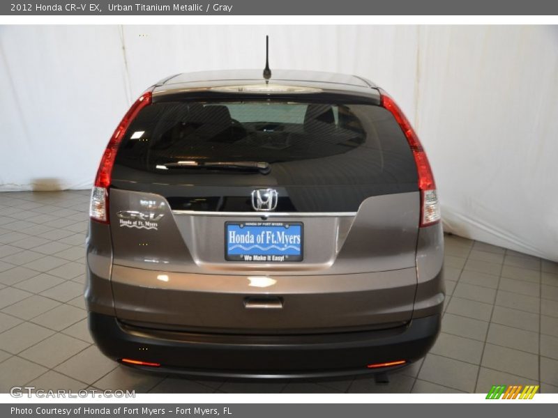 Urban Titanium Metallic / Gray 2012 Honda CR-V EX