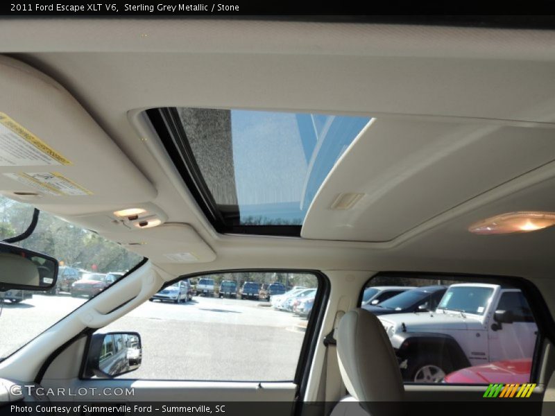 Sterling Grey Metallic / Stone 2011 Ford Escape XLT V6