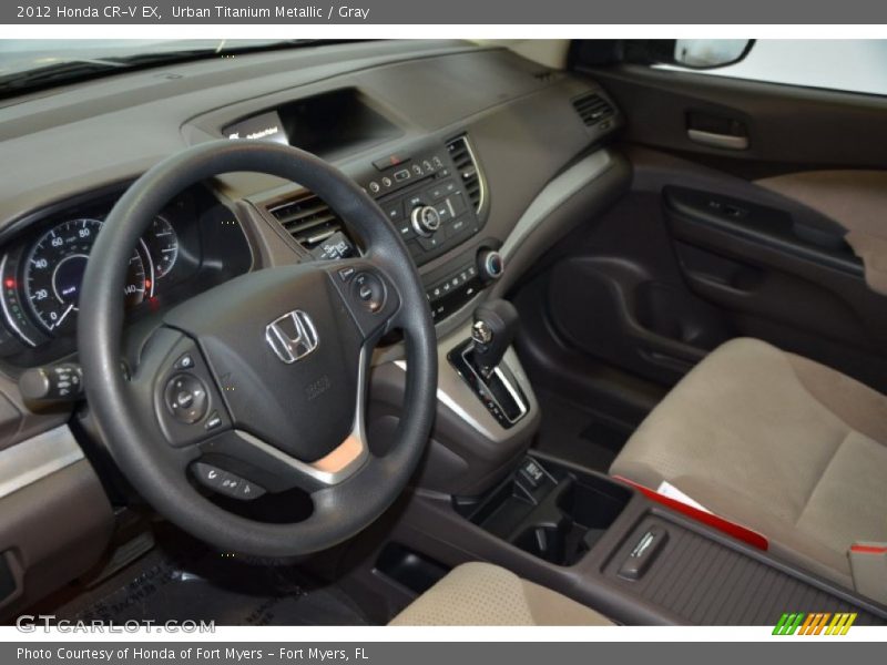 Urban Titanium Metallic / Gray 2012 Honda CR-V EX