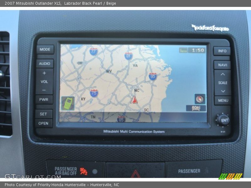 Labrador Black Pearl / Beige 2007 Mitsubishi Outlander XLS