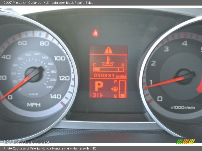 Labrador Black Pearl / Beige 2007 Mitsubishi Outlander XLS