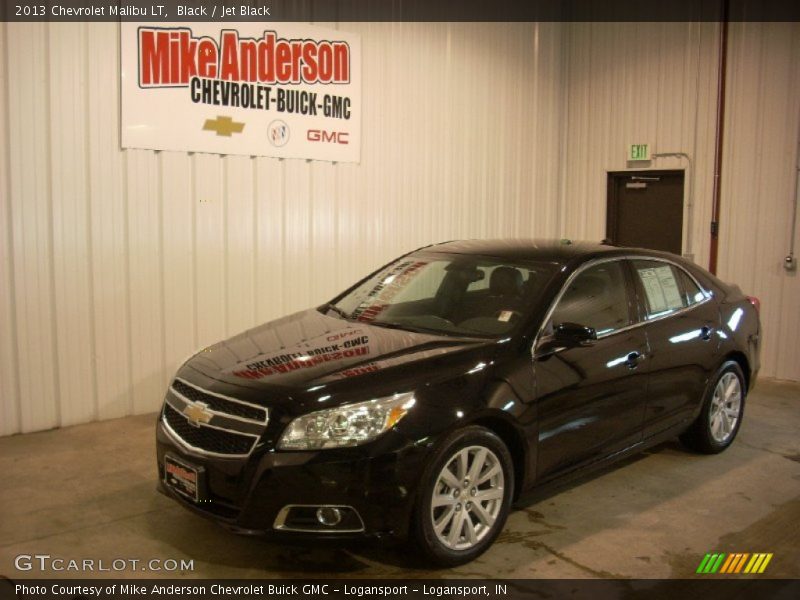 Black / Jet Black 2013 Chevrolet Malibu LT