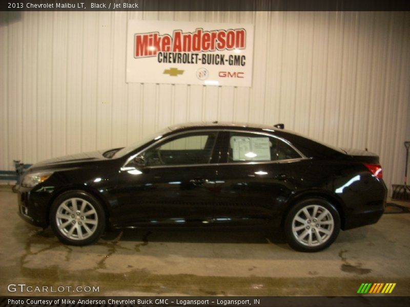 Black / Jet Black 2013 Chevrolet Malibu LT