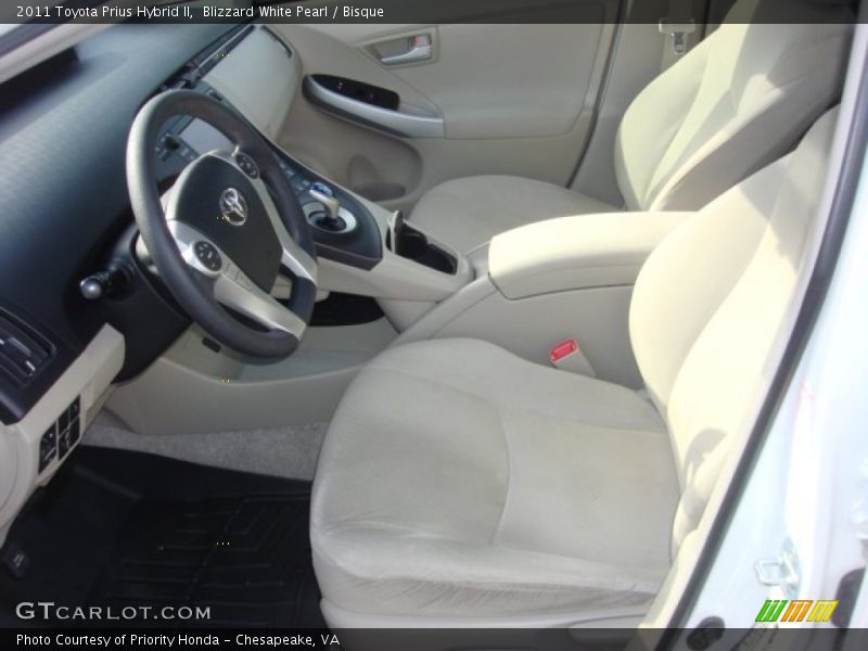 Blizzard White Pearl / Bisque 2011 Toyota Prius Hybrid II