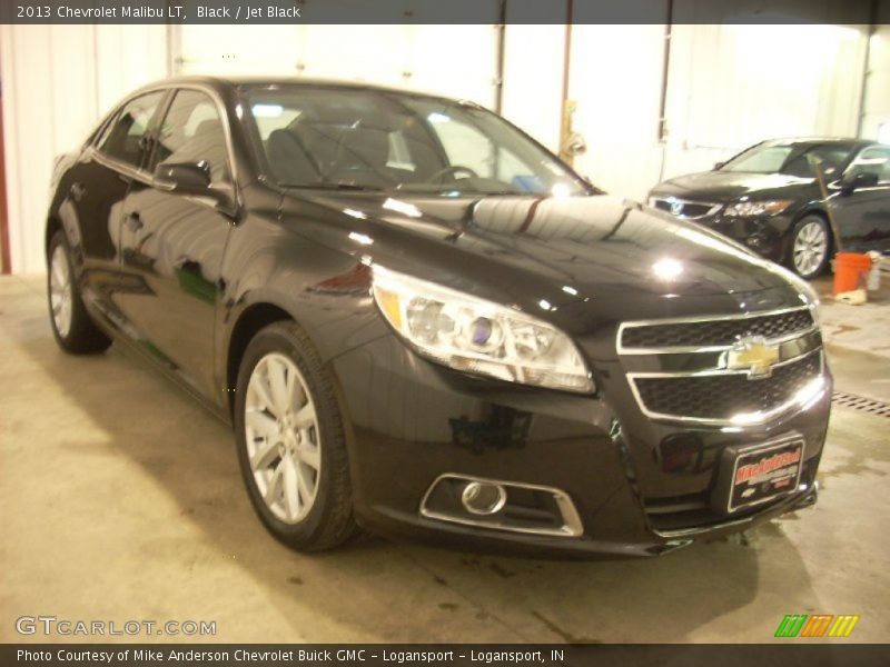 Black / Jet Black 2013 Chevrolet Malibu LT