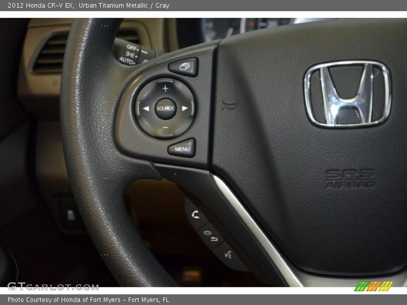 Urban Titanium Metallic / Gray 2012 Honda CR-V EX