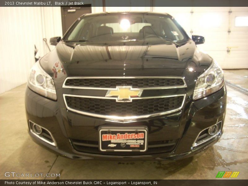 Black / Jet Black 2013 Chevrolet Malibu LT