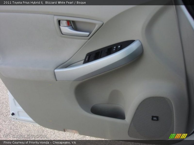 Blizzard White Pearl / Bisque 2011 Toyota Prius Hybrid II