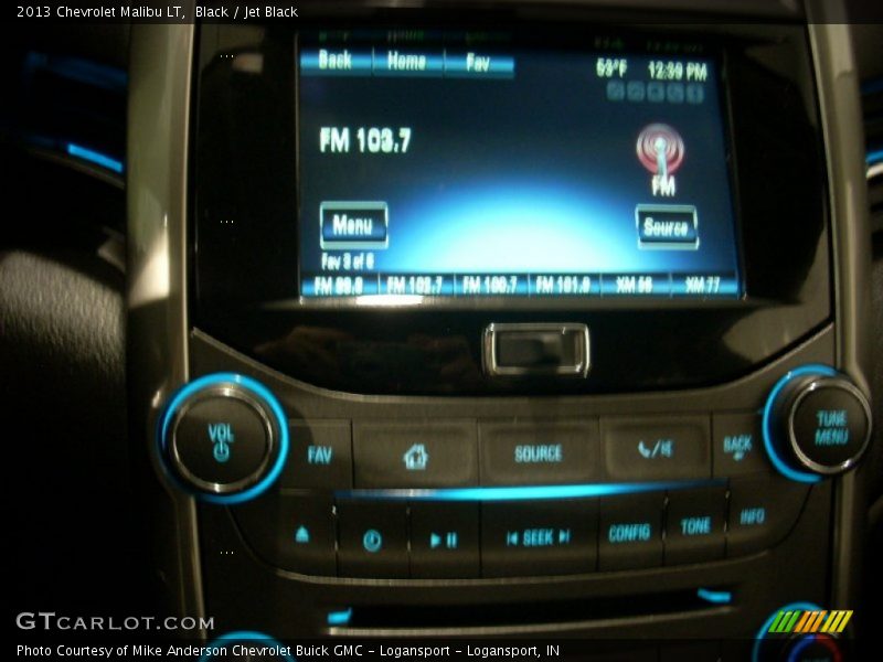 Black / Jet Black 2013 Chevrolet Malibu LT