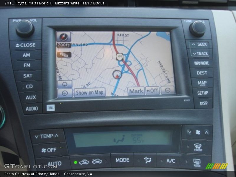 Blizzard White Pearl / Bisque 2011 Toyota Prius Hybrid II