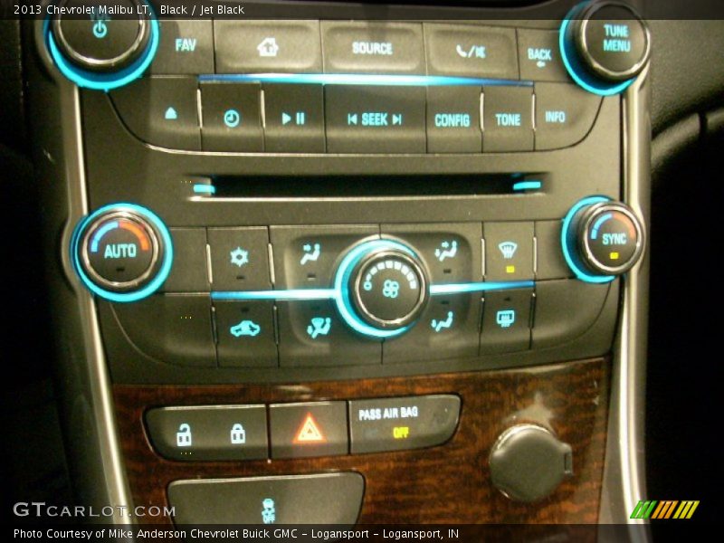 Black / Jet Black 2013 Chevrolet Malibu LT