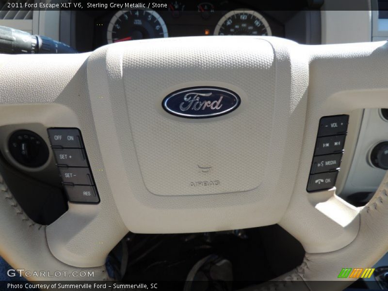 Sterling Grey Metallic / Stone 2011 Ford Escape XLT V6