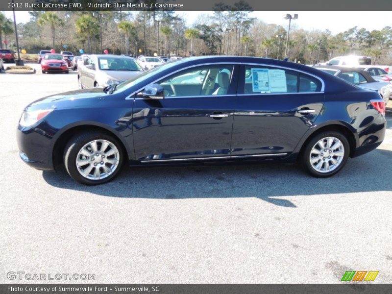 Midnight Blue Metallic / Cashmere 2012 Buick LaCrosse FWD