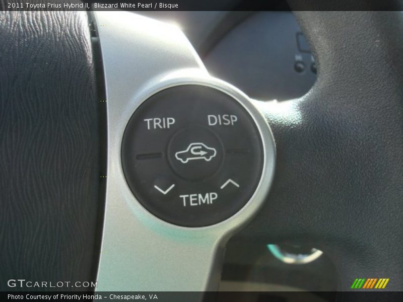 Blizzard White Pearl / Bisque 2011 Toyota Prius Hybrid II