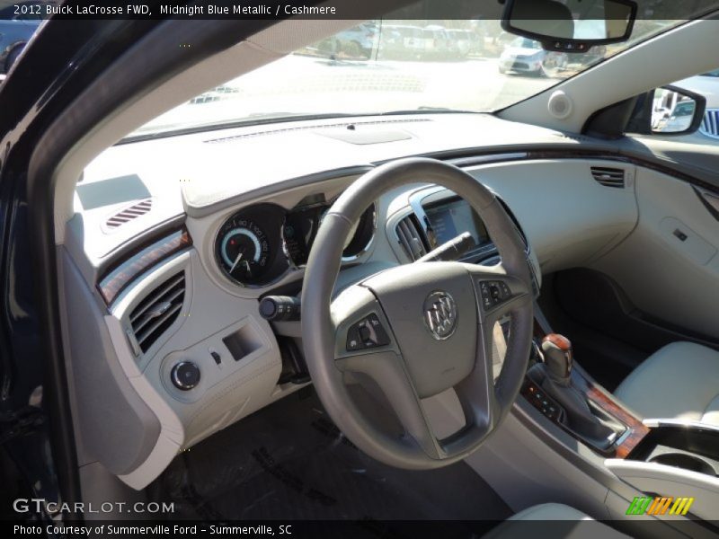 Midnight Blue Metallic / Cashmere 2012 Buick LaCrosse FWD