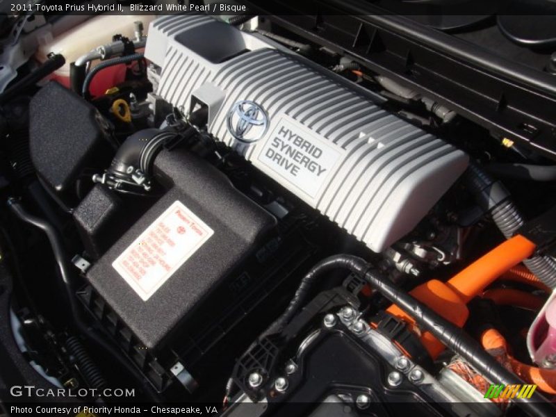 Blizzard White Pearl / Bisque 2011 Toyota Prius Hybrid II