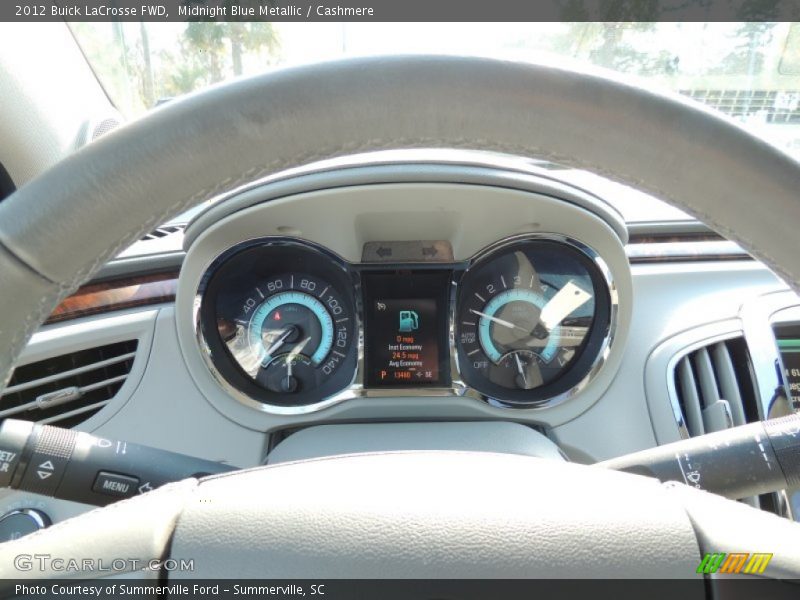 Midnight Blue Metallic / Cashmere 2012 Buick LaCrosse FWD