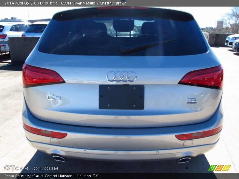 Cuvee Silver Metallic / Chestnut Brown 2014 Audi Q5 3.0 TDI quattro
