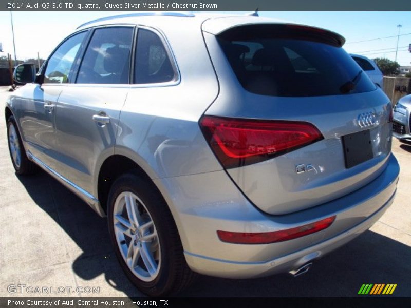 Cuvee Silver Metallic / Chestnut Brown 2014 Audi Q5 3.0 TDI quattro