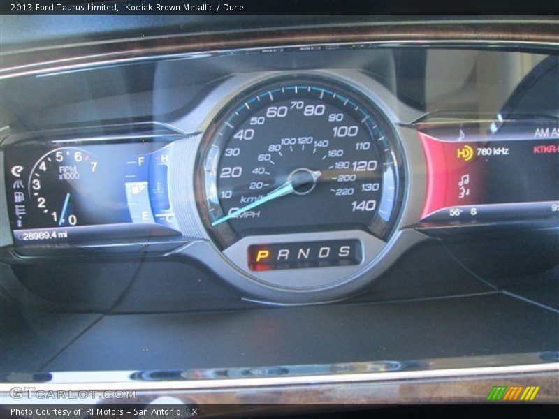 Kodiak Brown Metallic / Dune 2013 Ford Taurus Limited