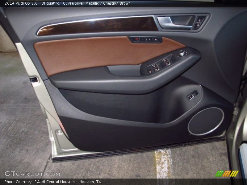 Cuvee Silver Metallic / Chestnut Brown 2014 Audi Q5 3.0 TDI quattro
