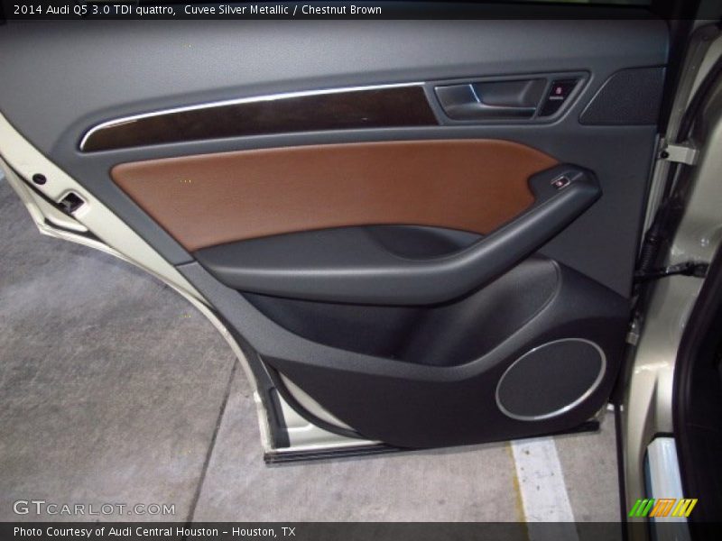 Cuvee Silver Metallic / Chestnut Brown 2014 Audi Q5 3.0 TDI quattro