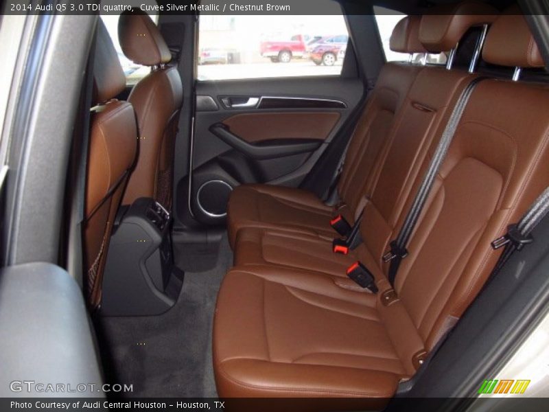 Cuvee Silver Metallic / Chestnut Brown 2014 Audi Q5 3.0 TDI quattro