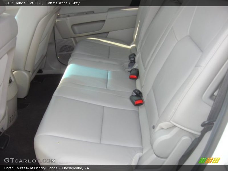Taffeta White / Gray 2012 Honda Pilot EX-L