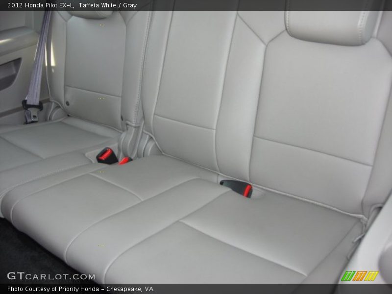 Taffeta White / Gray 2012 Honda Pilot EX-L