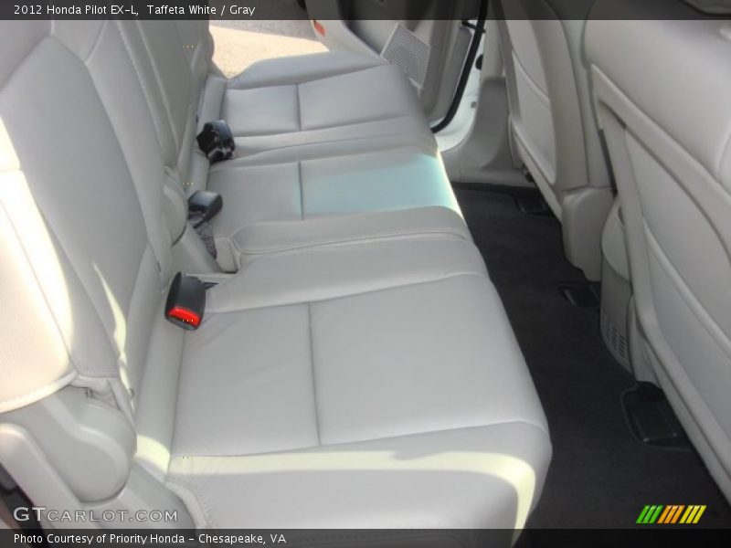 Taffeta White / Gray 2012 Honda Pilot EX-L