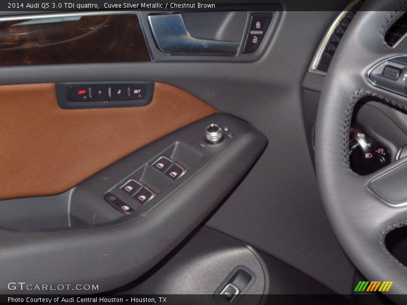 Cuvee Silver Metallic / Chestnut Brown 2014 Audi Q5 3.0 TDI quattro