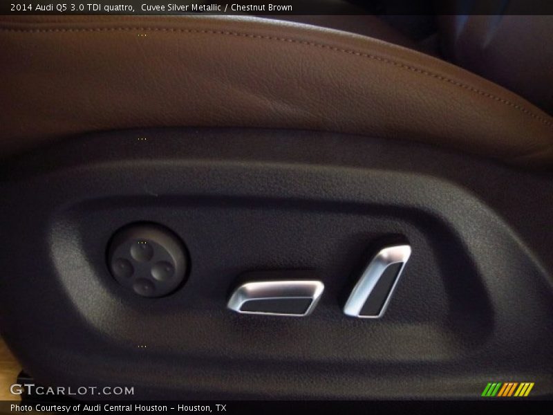 Cuvee Silver Metallic / Chestnut Brown 2014 Audi Q5 3.0 TDI quattro