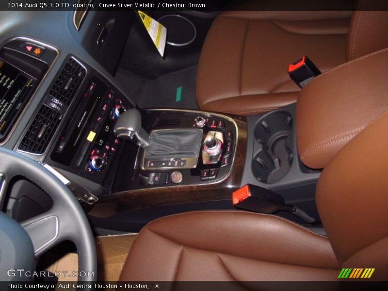 Cuvee Silver Metallic / Chestnut Brown 2014 Audi Q5 3.0 TDI quattro
