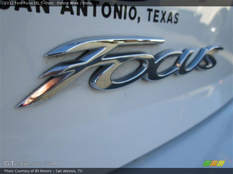 Oxford White / Stone 2012 Ford Focus SEL 5-Door