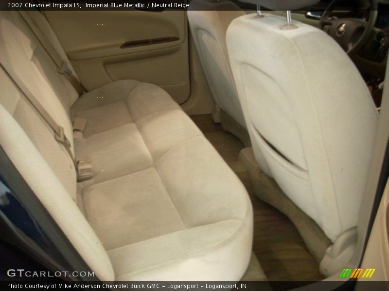 Imperial Blue Metallic / Neutral Beige 2007 Chevrolet Impala LS