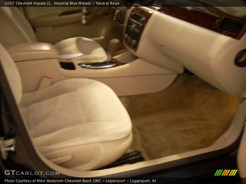 Imperial Blue Metallic / Neutral Beige 2007 Chevrolet Impala LS