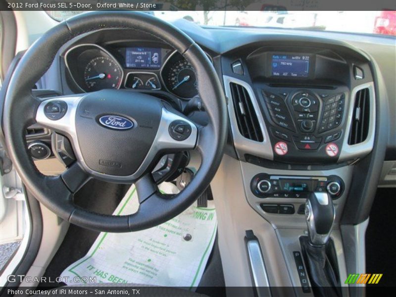 Oxford White / Stone 2012 Ford Focus SEL 5-Door