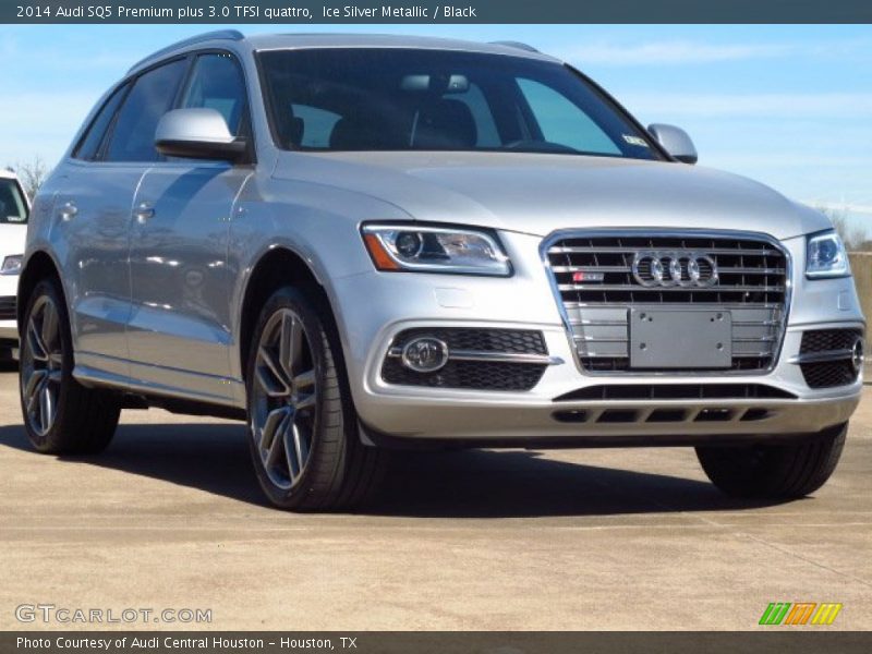 Ice Silver Metallic / Black 2014 Audi SQ5 Premium plus 3.0 TFSI quattro