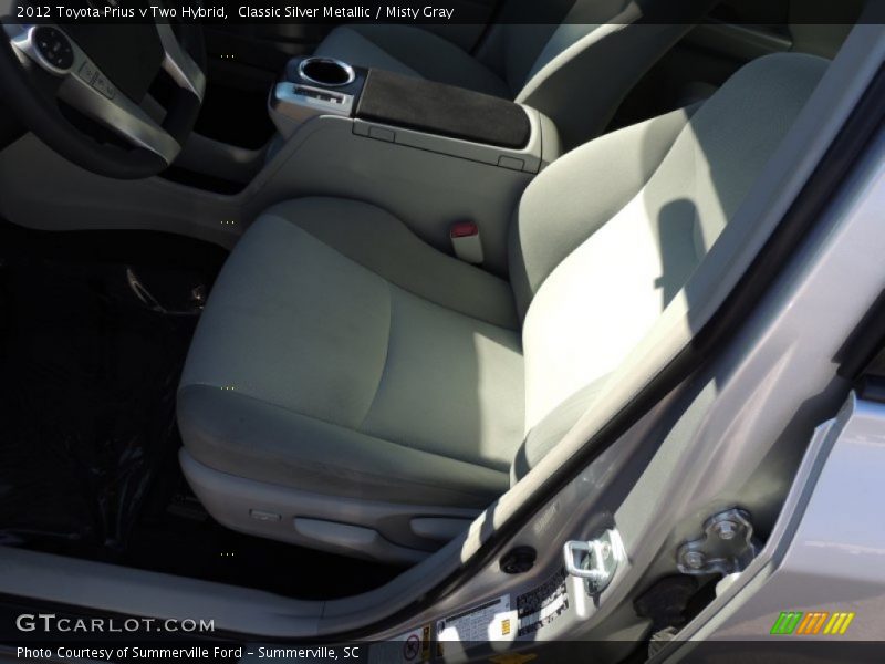 Classic Silver Metallic / Misty Gray 2012 Toyota Prius v Two Hybrid