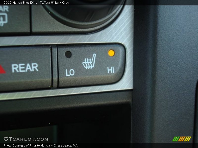 Taffeta White / Gray 2012 Honda Pilot EX-L