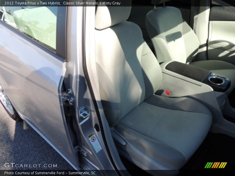 Classic Silver Metallic / Misty Gray 2012 Toyota Prius v Two Hybrid